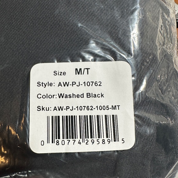 American Tall Harper Pull-on Straight Leg Tall Jeans in Washed Black medium - Picture 5 of 5